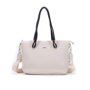 Bolso Amelia Shero's  bolsos y carteras a la moda eco sostenibles  Negro-Beige