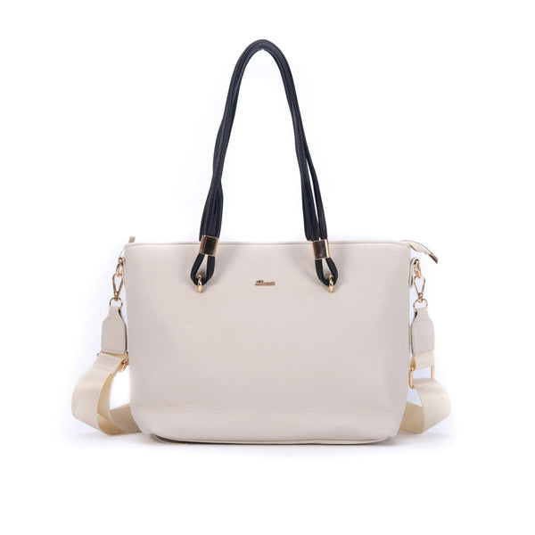 Bolso Amelia Shero's  bolsos y carteras a la moda eco sostenibles  Negro-Beige