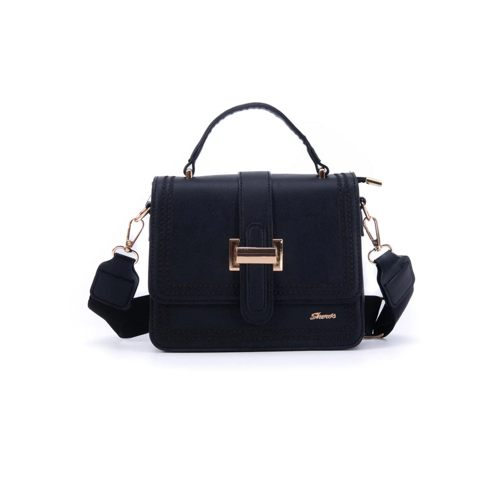 Cartera Mónaco Shero's  bolsos y carteras a la moda eco sostenibles  Negro