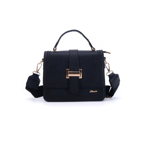 Cartera Mónaco Shero's  bolsos y carteras a la moda eco sostenibles  Negro