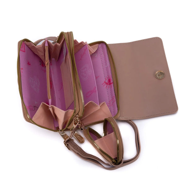 Grecia - Portacelular Wallet con Monedero Shero's  bolsos y carteras a la moda eco sostenibles 