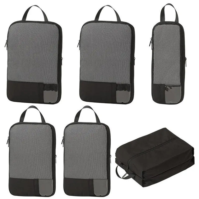 Kit Viajero X6 Piezas Shero's  bolsos y carteras a la moda eco sostenibles 
