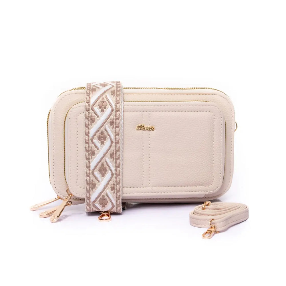 Porta celular Dualé Shero's  bolsos y carteras a la moda eco sostenibles  portacelular-duale-hueso