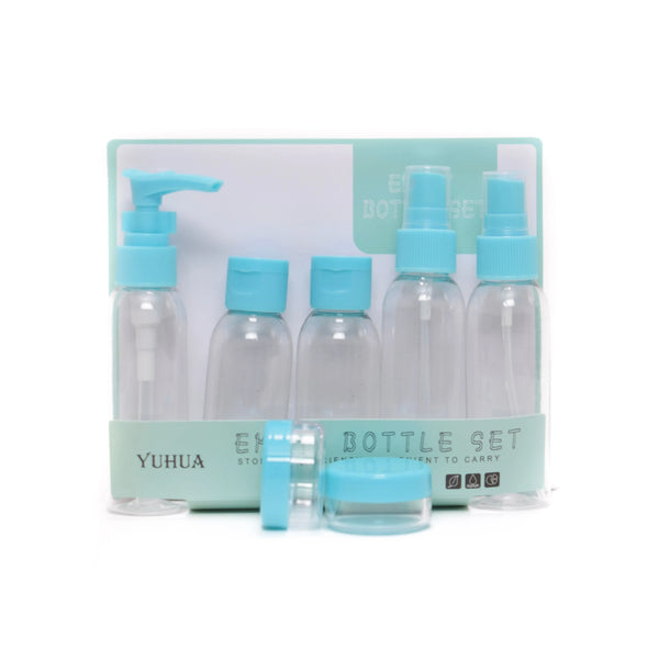 Set de botellas recargables Shero's  bolsos y carteras a la moda eco sostenibles  Azul